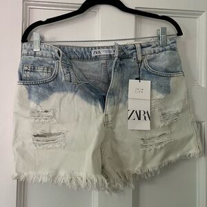 Zara denim shorts